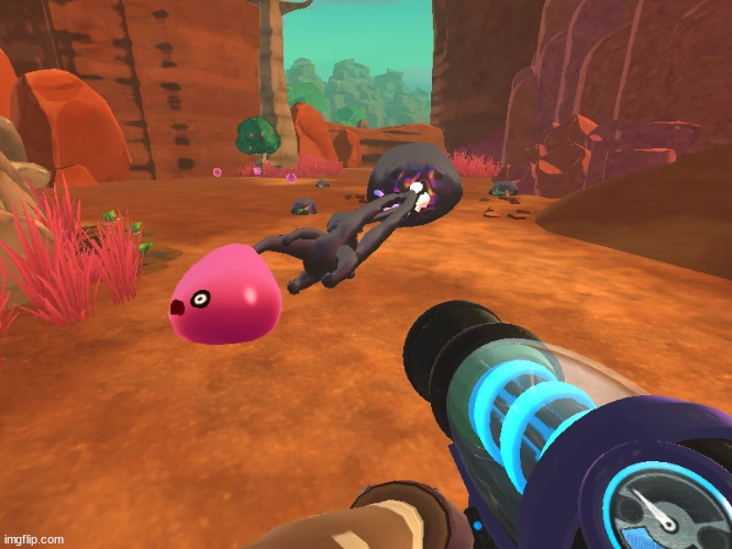 sexual harassment: | image tagged in slime rancher | made w/ Imgflip meme maker