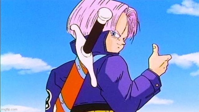 Future Trunks | image tagged in future trunks | made w/ Imgflip meme maker