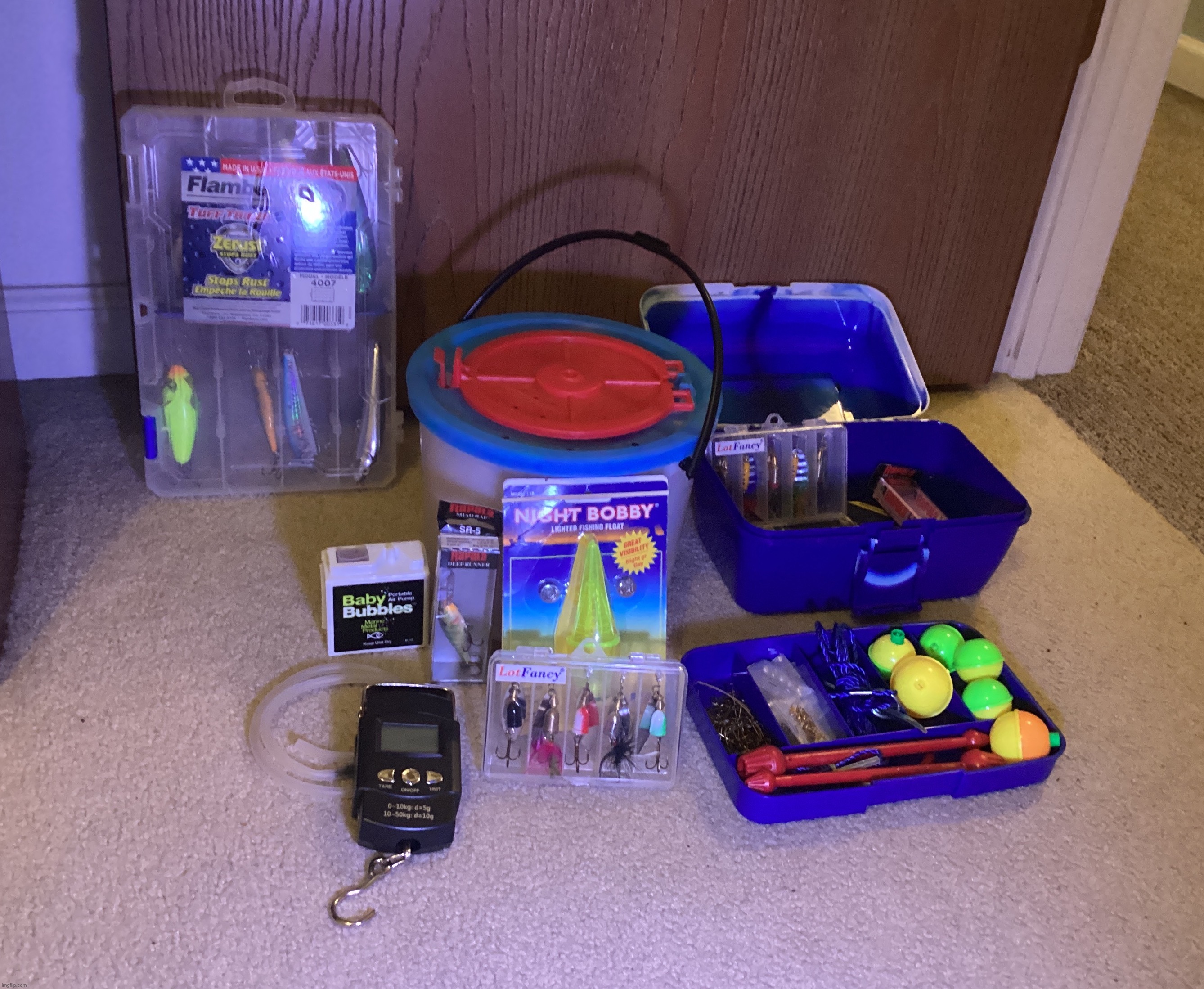 Here’s some of the fishing gear that I use when I’m fishing in the summer | image tagged in share your own photos | made w/ Imgflip meme maker