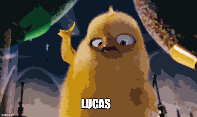 Lucas | LUCAS | image tagged in juan,memes,lucas,chicken | made w/ Imgflip meme maker