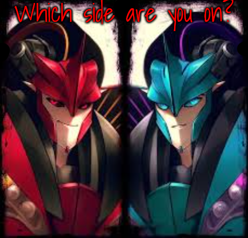 Which Side Are You On? Blank Meme Template