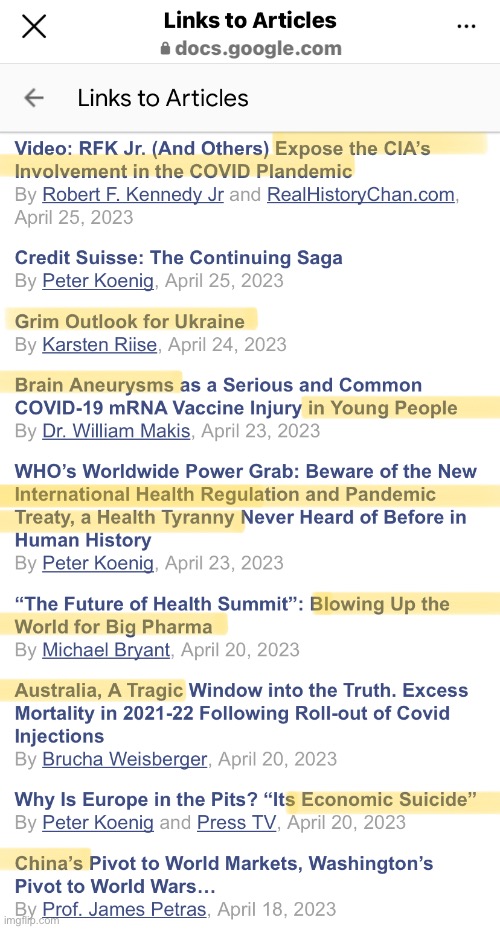 In case Your news provider keeps you in a Safe Space… have a look at these headlines | image tagged in memes,no good news,late april 2023,sure the 2020 was stolen,but some of you idiots voted for fjb,u can kissmyass | made w/ Imgflip meme maker