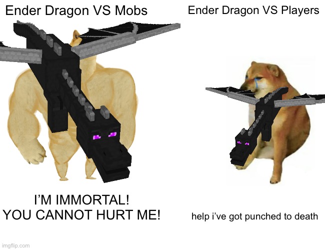 ENDER DRAGON vs EVERY MINECRAFT MOB! 