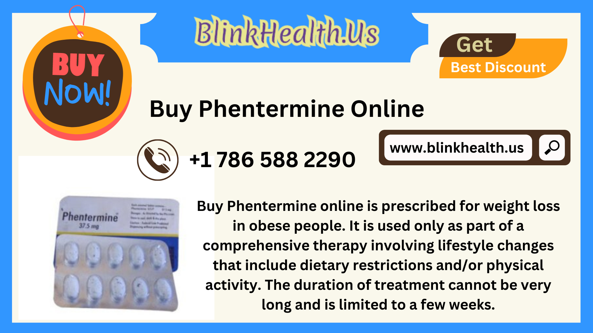 High Quality Buy Phentermine Online Overnight at Lowest Price with Free Deliv Blank Meme Template