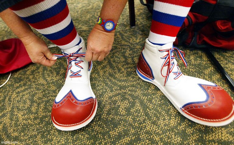 Clown shoes | image tagged in clown shoes | made w/ Imgflip meme maker