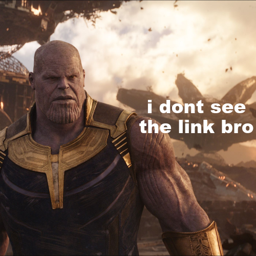 i dont see the link bro Blank Meme Template
