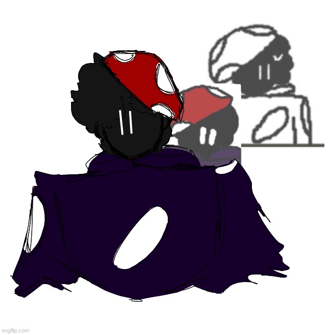 thought i'd try to draw em :] ( oc belongs to TheMycomancer ) | made w/ Imgflip meme maker