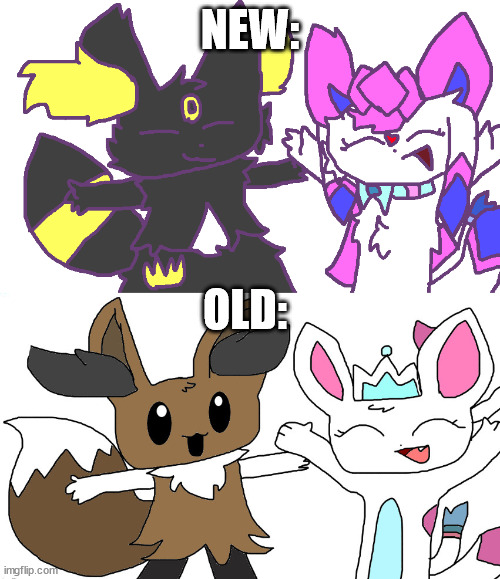 NEW:; OLD: | made w/ Imgflip meme maker