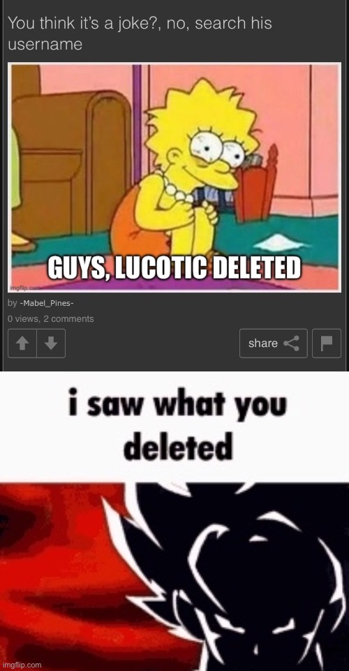 image tagged in i saw what you deleted | made w/ Imgflip meme maker