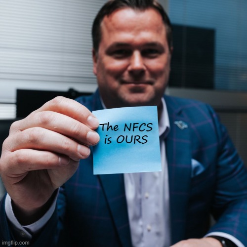 The NFCS  is OURS | made w/ Imgflip meme maker