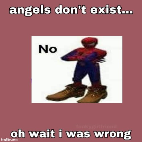 Spider Timbs | image tagged in memes,shitpost,msmg,oh wow are you actually reading these tags | made w/ Imgflip meme maker