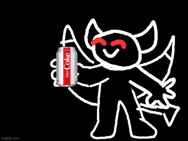 rebooG is less evil now after getting handed a diet coke | made w/ Imgflip meme maker