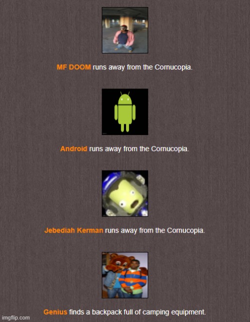The Bloodbath 2 | image tagged in hunger games | made w/ Imgflip meme maker