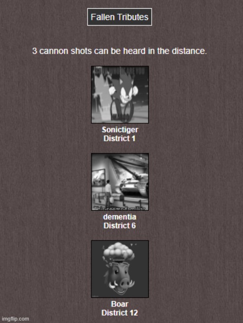 The F in the chat says I should've lived longer. | image tagged in hunger games | made w/ Imgflip meme maker