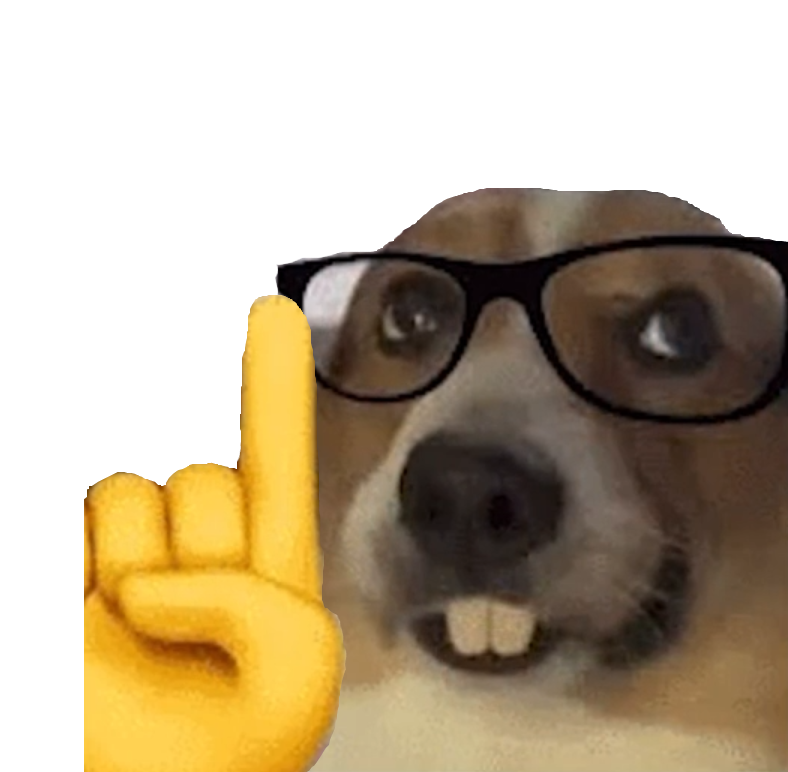 Actually dog Blank Meme Template