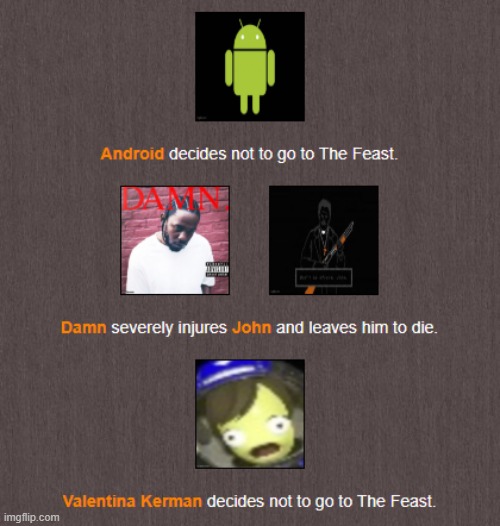 The Feast (2) | image tagged in hunger games | made w/ Imgflip meme maker