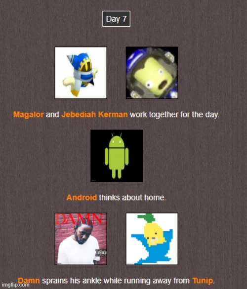 Day 7 (1) | image tagged in hunger games | made w/ Imgflip meme maker