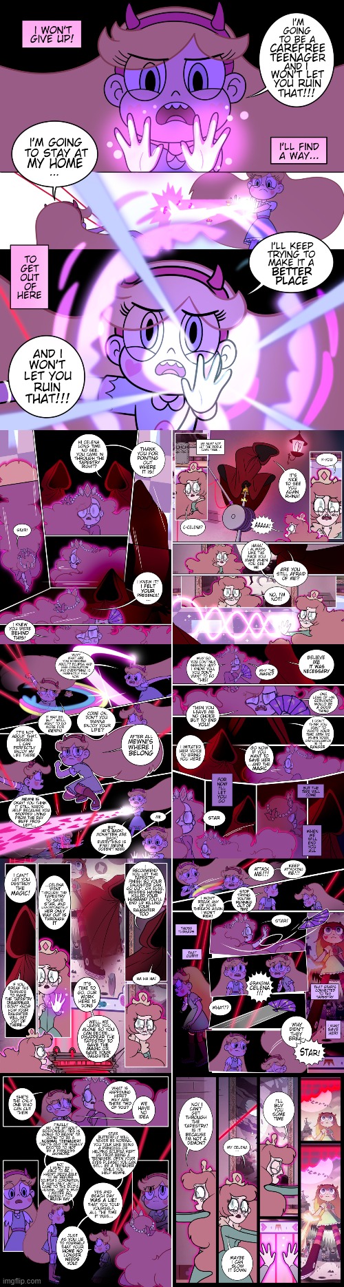 Stellar Collision (Part 4) | image tagged in comics/cartoons,star vs the forces of evil | made w/ Imgflip meme maker