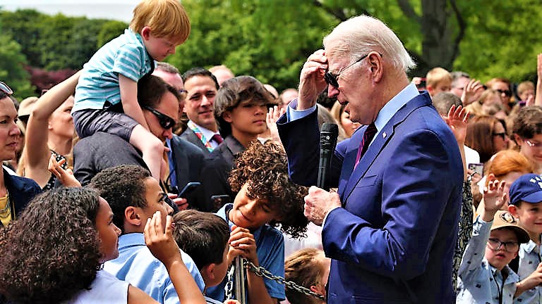 biden is questioned by kids Blank Meme Template