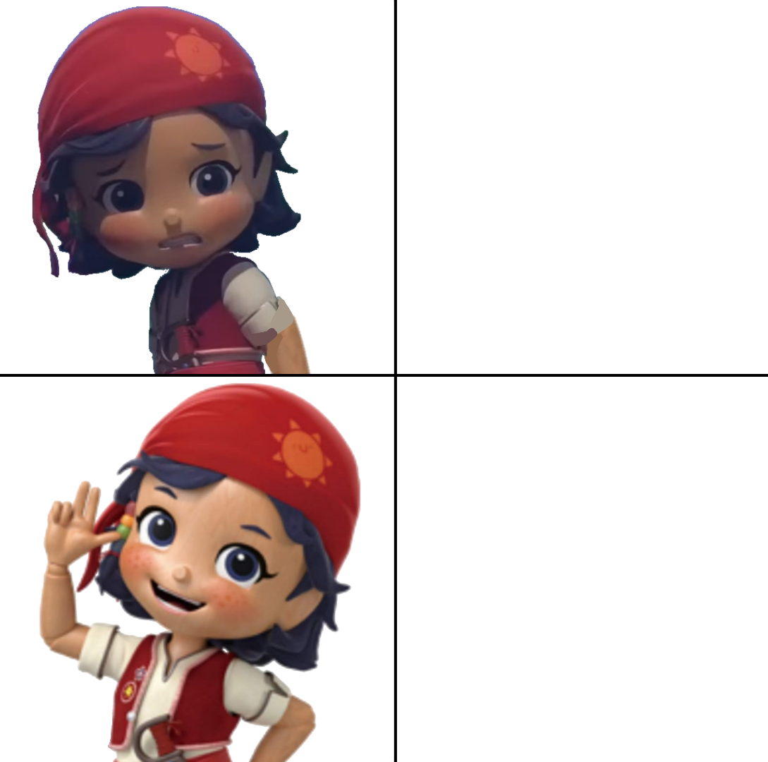 Gina Likes and Gina Hates Meme Blank Meme Template