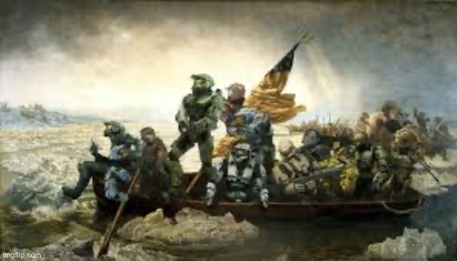Untied Service of A | image tagged in slavic halo delaware crossing | made w/ Imgflip meme maker