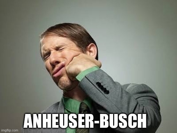 They should’ve known it was gonna hurt… | ANHEUSER-BUSCH | image tagged in face punch | made w/ Imgflip meme maker