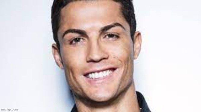 ronaldo smiling | image tagged in ronaldo smiling | made w/ Imgflip meme maker