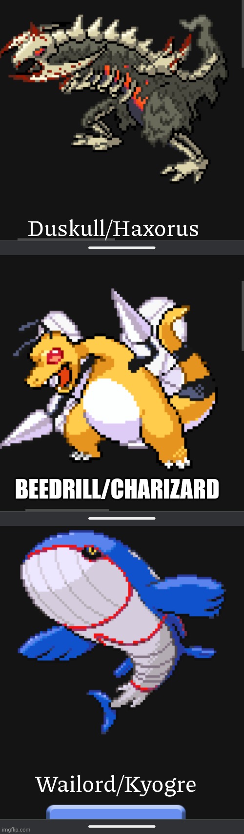 Y'all asked and Charizard/Beedrill teeth though | BEEDRILL/CHARIZARD | image tagged in pokemon go,fusion | made w/ Imgflip meme maker