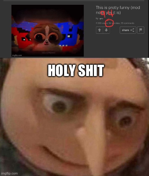 Holy shit that’s a lot of views | HOLY SHIT | made w/ Imgflip meme maker