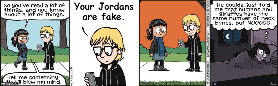 Need a break from the ads? | Your Jordans are fake. | image tagged in mind blowing fact,fake jordans,jordans,your jordans are fake | made w/ Imgflip meme maker