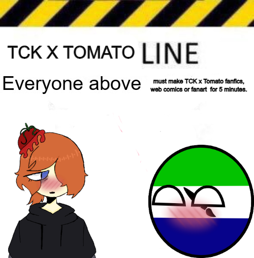 High Quality TCK x Tomato Line Start Blank Meme Template