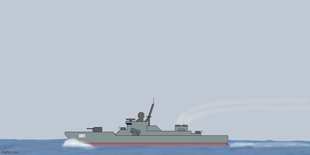 suspected TFO corvette spotted in the Sea Of Japan by a Collins Class Submarine of the Royal Australian Navy | made w/ Imgflip meme maker