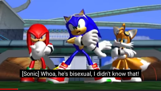 [Sonic] Whoa, he's bisexual, I didn't know that! Blank Meme Template
