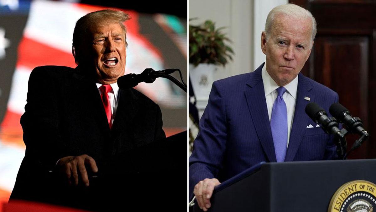 Biden vs Trump Blank Meme Template