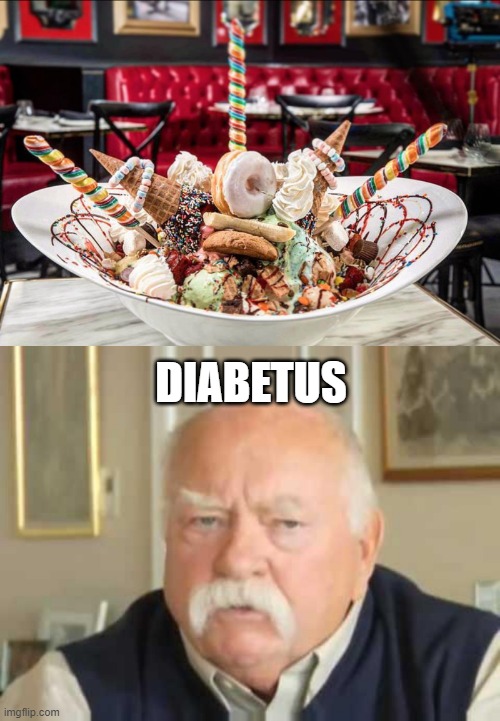 Sugar Overload | DIABETUS | image tagged in diabetus | made w/ Imgflip meme maker