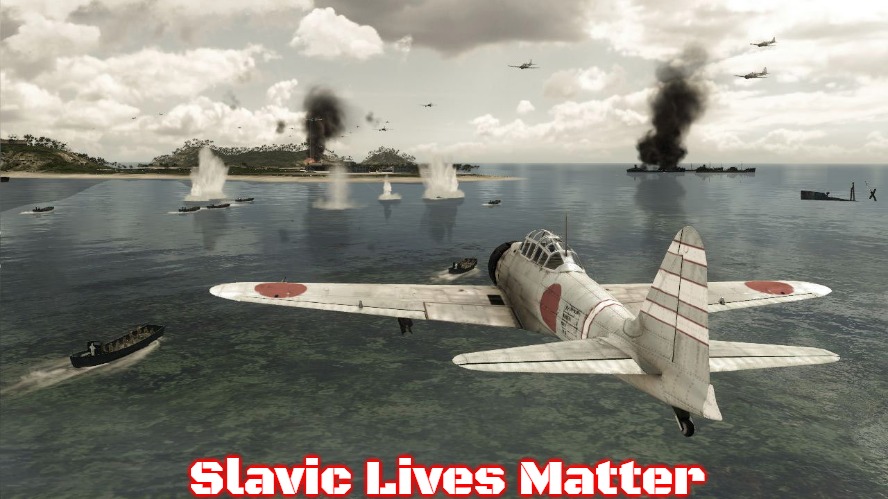 Slavic Battlestations Pacific | Slavic Lives Matter | image tagged in slavic battlestations pacific,slavic,russo-ukrainian war | made w/ Imgflip meme maker