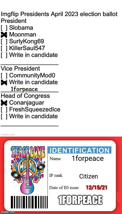 1forpeace | made w/ Imgflip meme maker