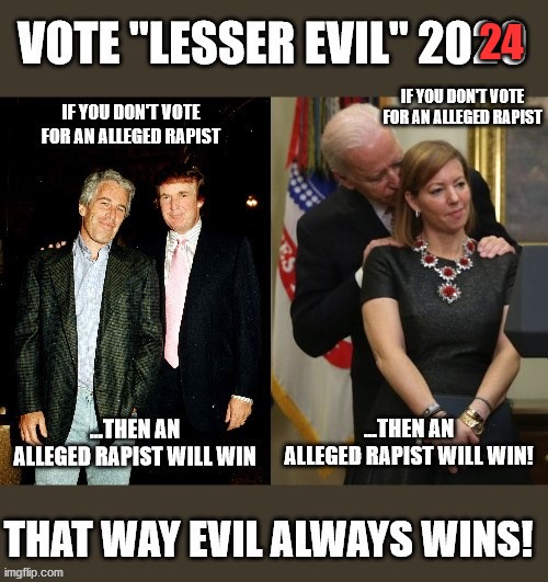 vote for an alleged rapist 2024 | 24 | image tagged in 2024,rapist | made w/ Imgflip meme maker