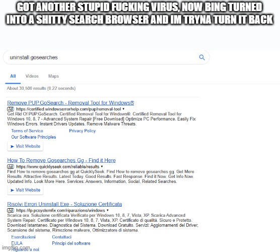 I mean microsoft edge not bing imgflip