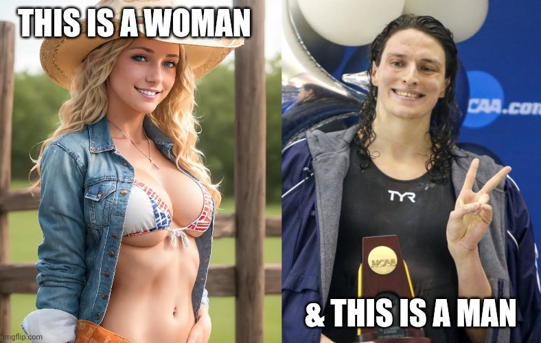 She's smoking hot. | THIS IS A WOMAN; & THIS IS A MAN | image tagged in memes | made w/ Imgflip meme maker