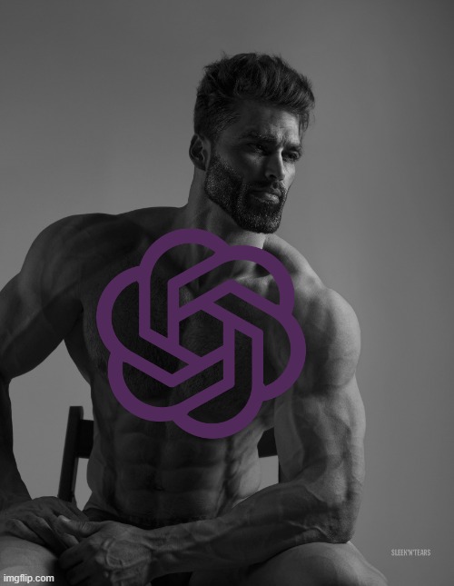 Giga Chad | image tagged in giga chad | made w/ Imgflip meme maker