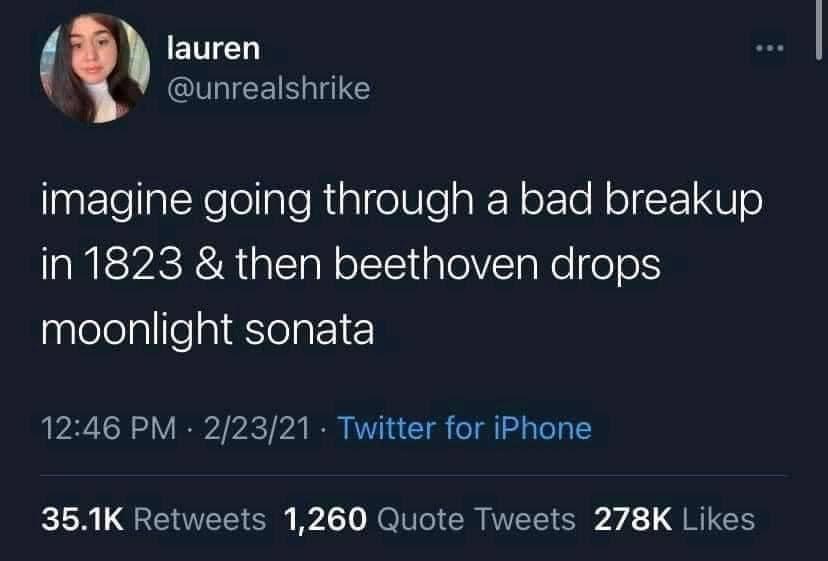 Beethoven drops Moonlight Sonata Blank Meme Template