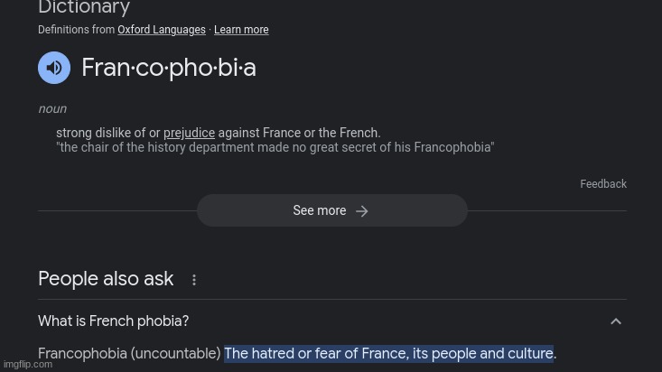 this is actually a phobia. | image tagged in french | made w/ Imgflip meme maker