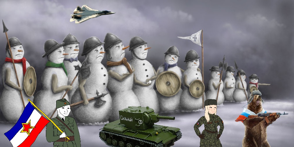 Slavic Army 13 | image tagged in slavic army 13,slavic,russo-ukrainian war,bear,yugoslavia | made w/ Imgflip meme maker