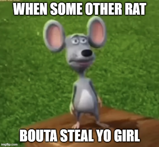 WHEN SOME OTHER RAT; BOUTA STEAL YO GIRL | made w/ Imgflip meme maker