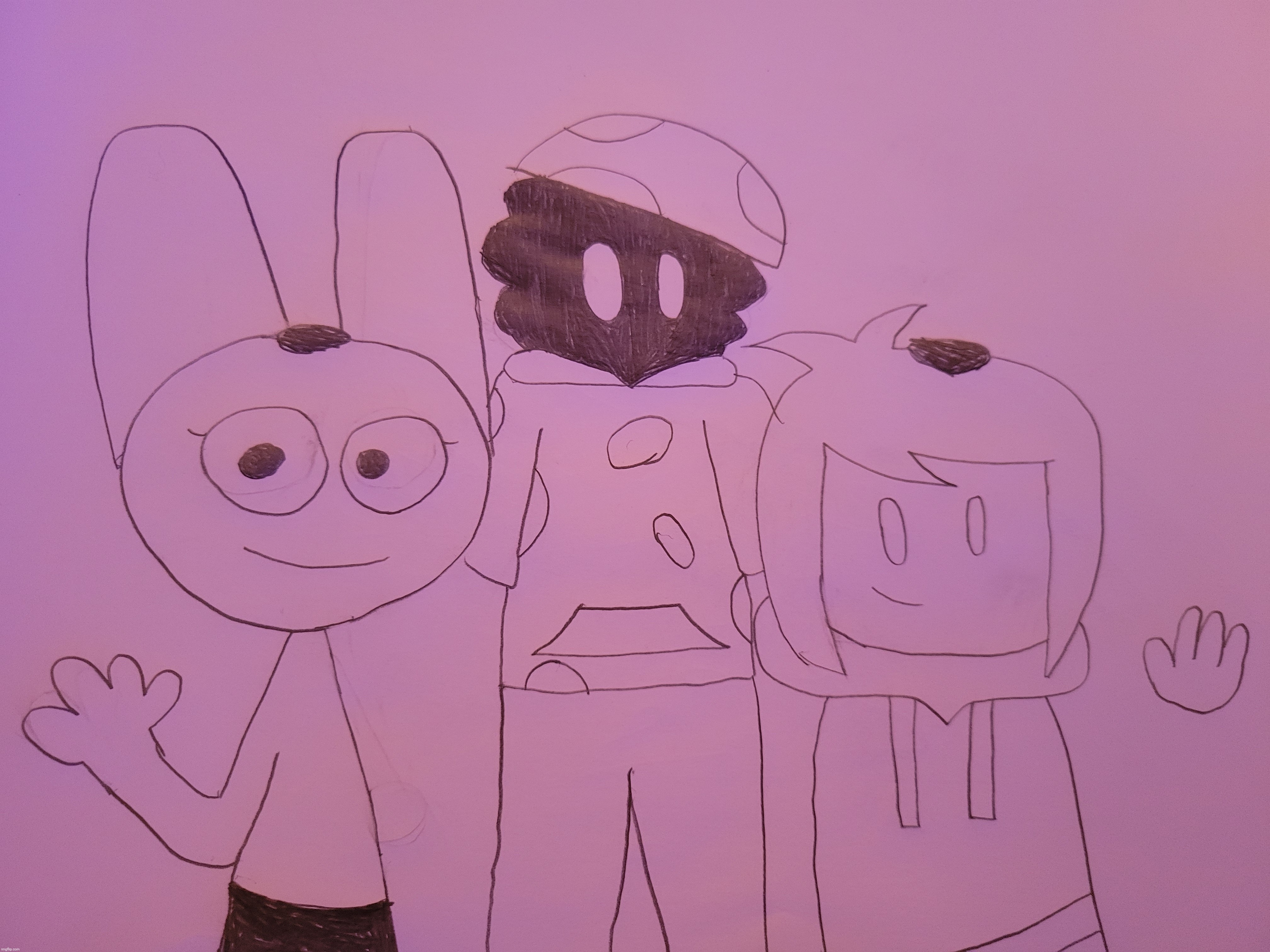 friendship (other characters belong to @Elfiya and @Mycomancer) | made w/ Imgflip meme maker