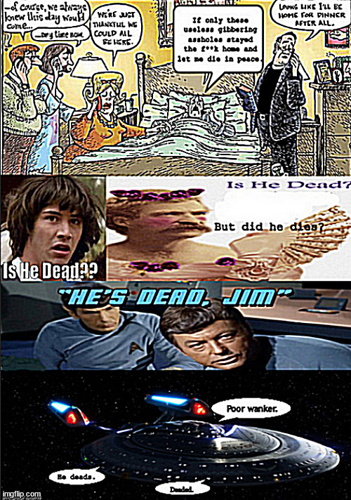 did he deads? | image tagged in memes,middle school | made w/ Imgflip meme maker