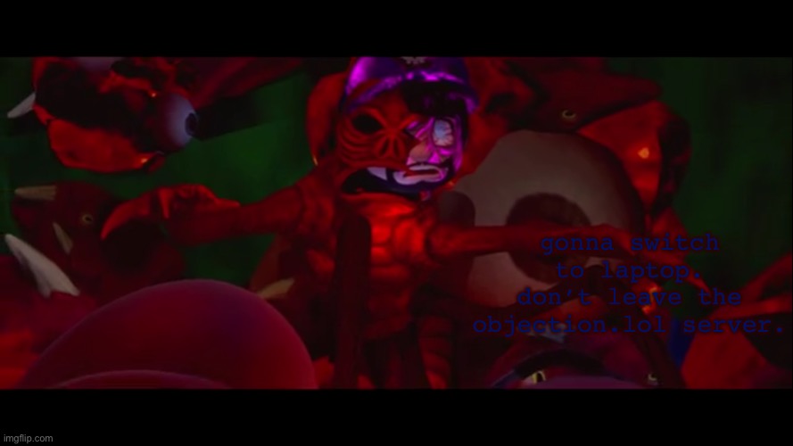 NAUR WHAT HAPPENED TO SMG3 | gonna switch to laptop. don’t leave the objection.lol server. | image tagged in naur what happened to smg3 | made w/ Imgflip meme maker