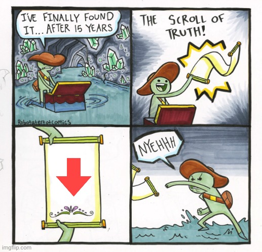 B r u h | image tagged in memes,the scroll of truth | made w/ Imgflip meme maker