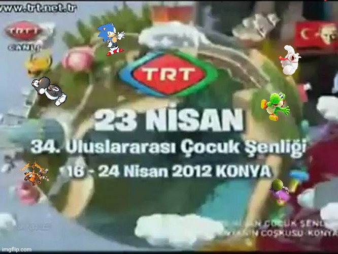 TRT World But it's a Nintendo 3 | image tagged in turkish,sonic the hedgehog,yoshi's island,pikmin,nintendo,sega | made w/ Imgflip meme maker